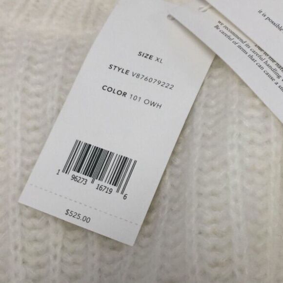 NWT VINCE Women's Crochet Mock Neck Sweater $525 - Picture 2 of 6